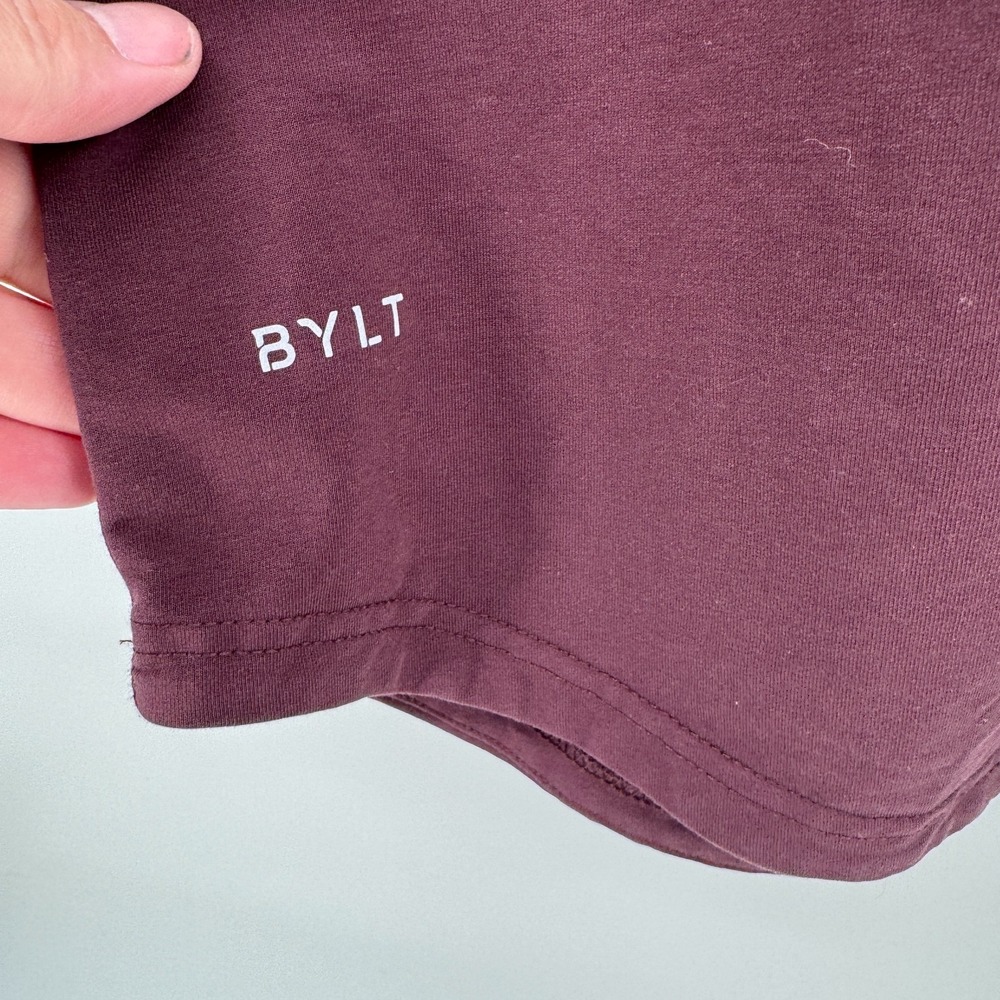 BYLT Premium Basics LUX Polo Shirt XXL Maroon Stretch Performance Casual Golf - Picture 5 of 10